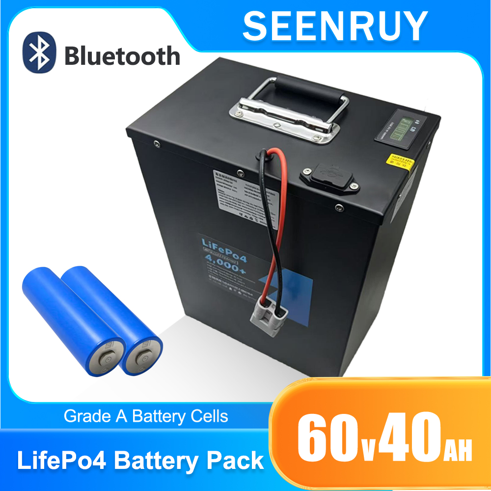 60V 50Ah Electric Scooter Battery - 60V 40AH LifePO4 Sufficient Capacity Battery