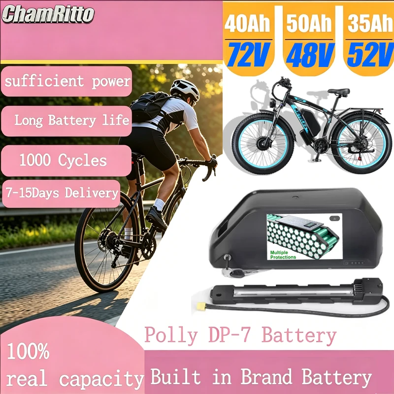 ChampionPolly Ebike 48v50ah Bi - 72V 50Ah 21700 Lithium Battery recension och pris