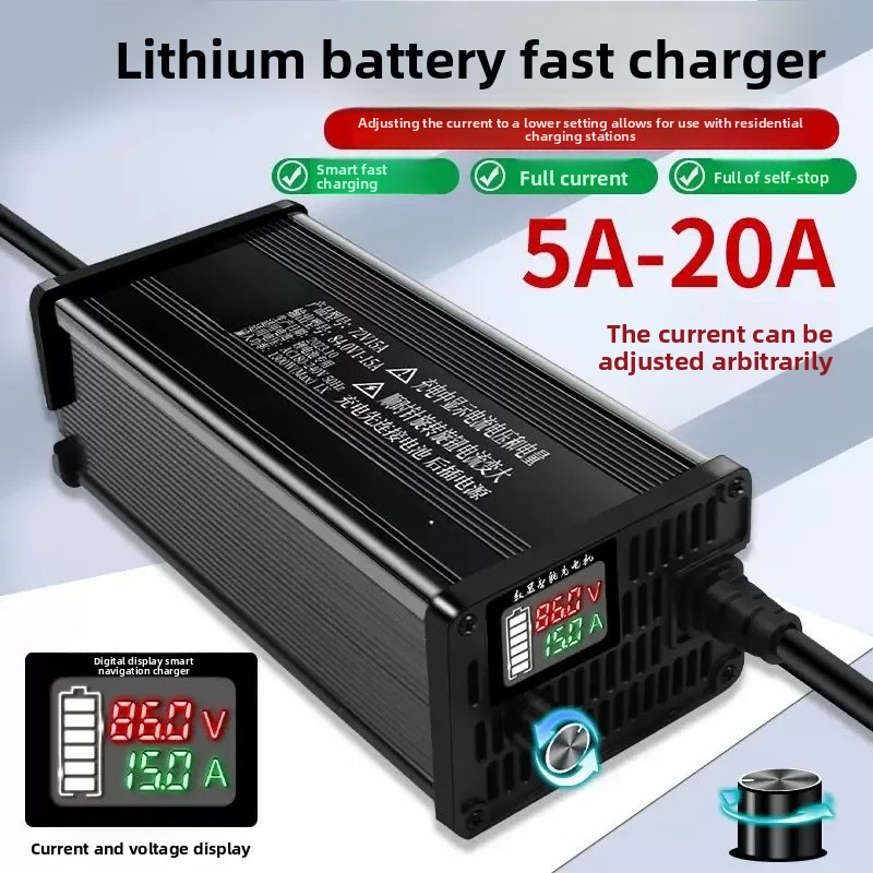 For Digital Display Aluminum S - 72V 15A Fast Charger recension och pris