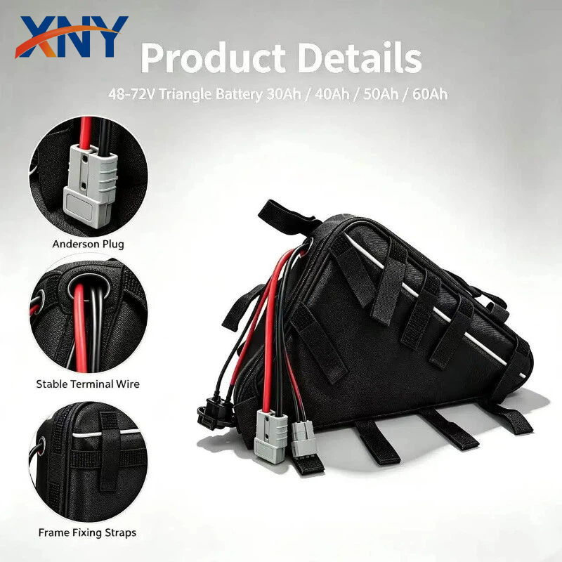 Electric Bicycle 36v 48v 52v 2 - 72V 50Ah 21700 Lithium Battery recension och pris