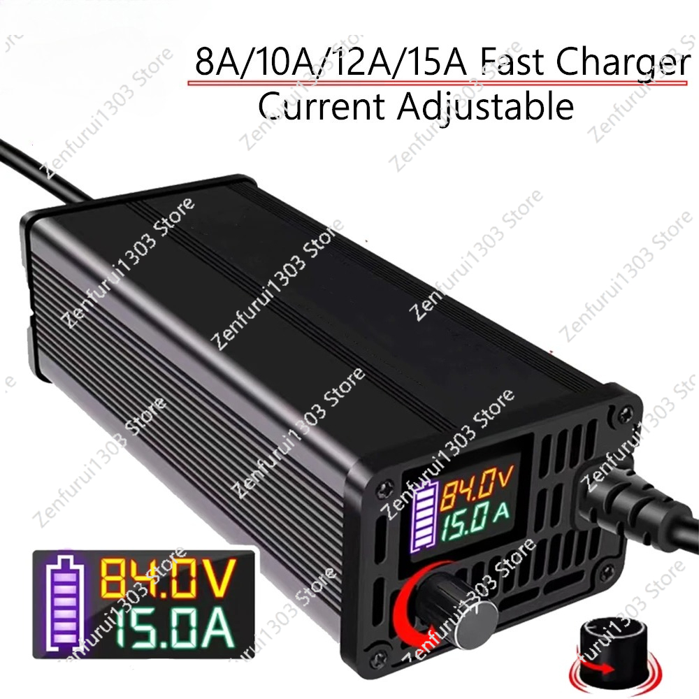 10A 15A 24V 48V 58.4V 72V 60V  - 72V 15A Fast Charger recension och pris